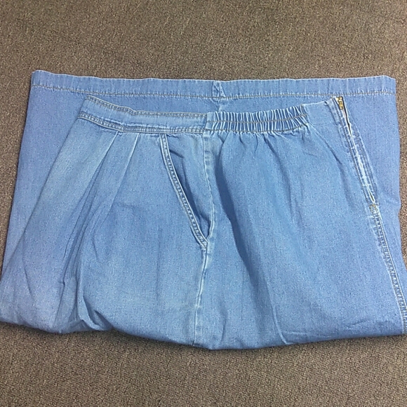 Monique Fashions Vintage Denim Skirt Size 3 X - Picture 4 of 7